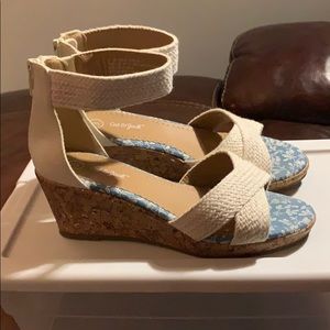 Wedges, girls size 3